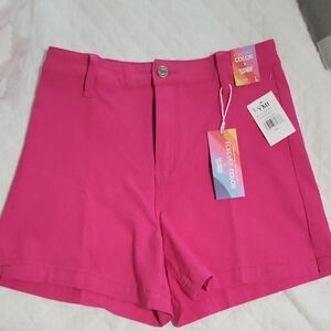 YMI High Waist Fuchsia Shorts